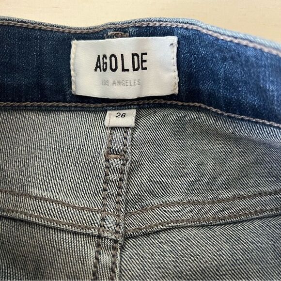 Agolde Sophie Hi Rise Crop Raw Hem, 26, NWOT - Picture 8 of 13
